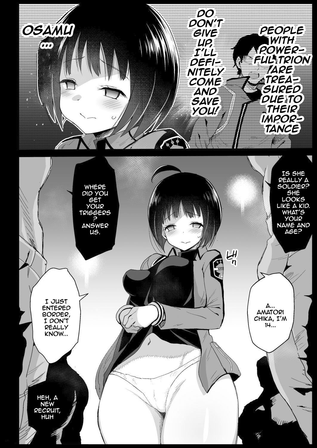 Hentai Manga Comic-World Trigger Border Rape File 2 - Chika Amatori Is Going To Get Raped By Some Bad Men!-v22m-Read-5